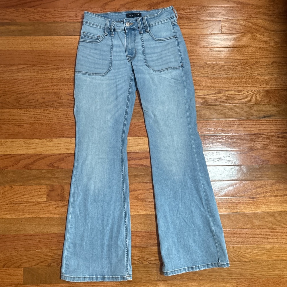 Aeropostale Blue Denim Women's Flare Jeans